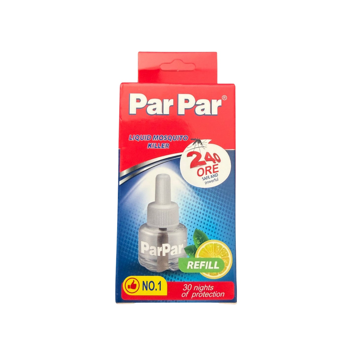Ricarica Liquida Antizanzare Par Par – 240 Ore / 30 Notti di Protezione | Refill per Vaporizzatore