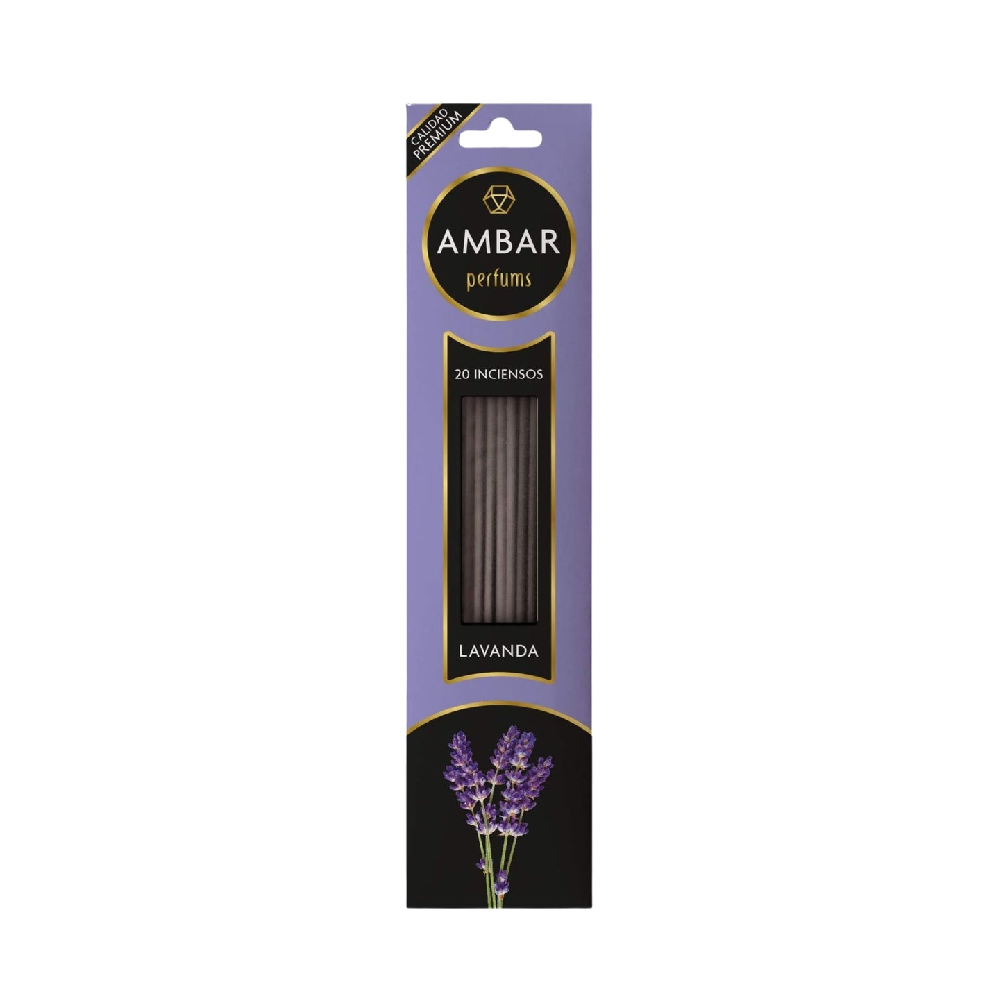 Incenso alla Lavanda Ambar Perfums – 20 Bastoncini Premium | Fragranza Rilassante